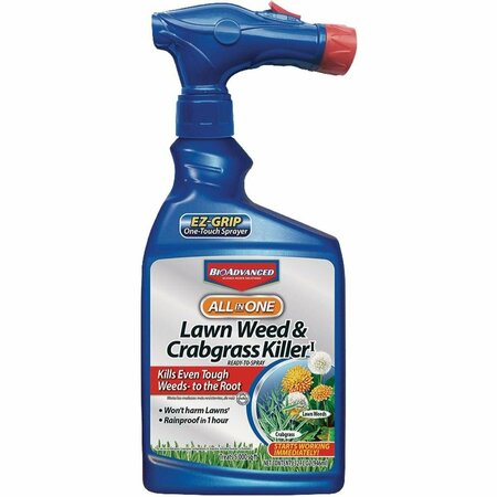 BIOADVANCED All-in-1 32 Oz. Ready To Spray Crabgrass & Weed Killer 704080A